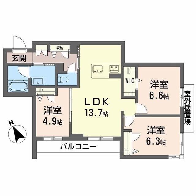 間取り図 ヴィアソーレ
