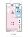 東海道本線/沼津駅 徒歩34分 1階 築19年 1Kの間取り