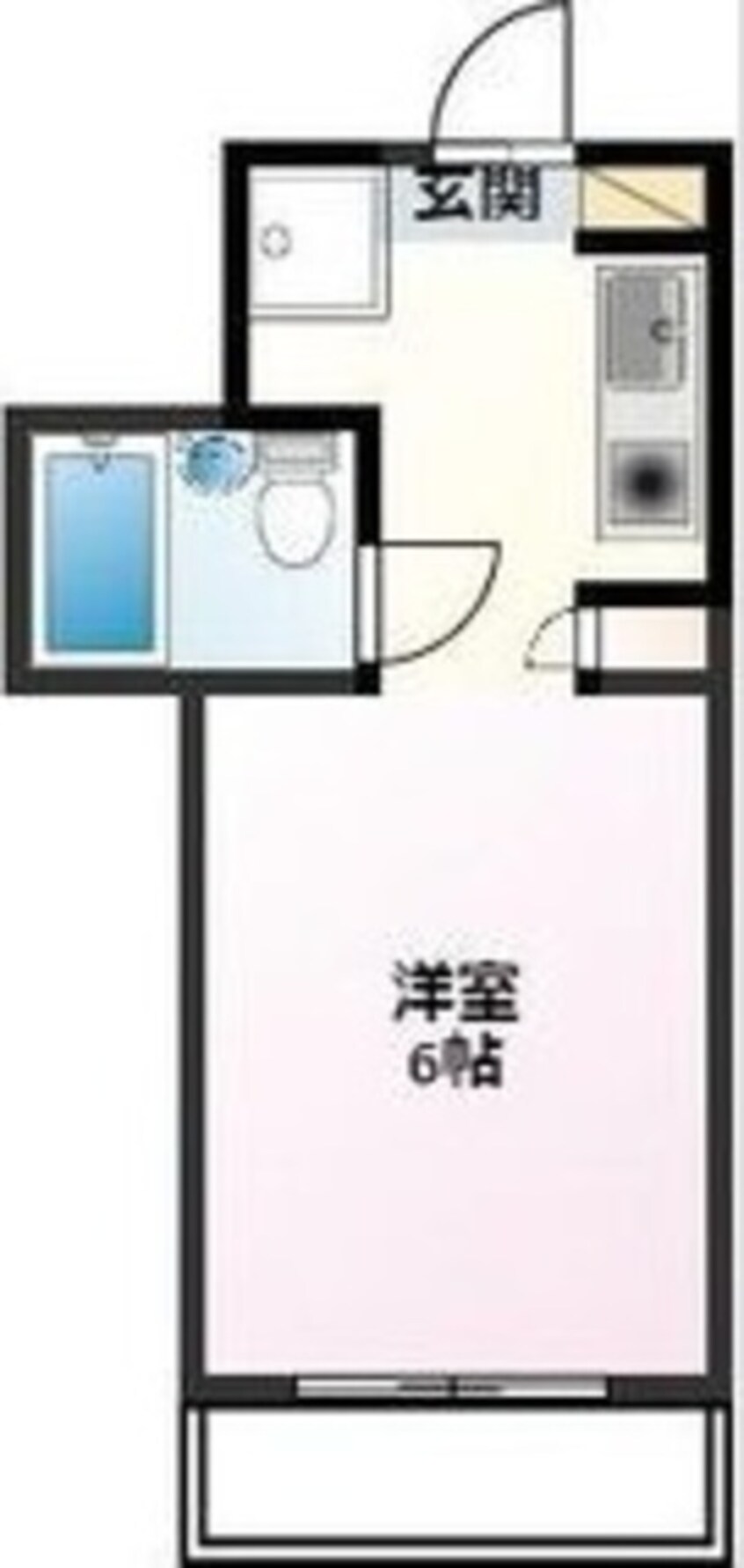 間取図 東海道本線/片浜駅 徒歩41分 3階 築38年