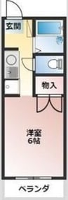 東海道本線/原駅 徒歩22分 1階 築33年 1Rの間取り