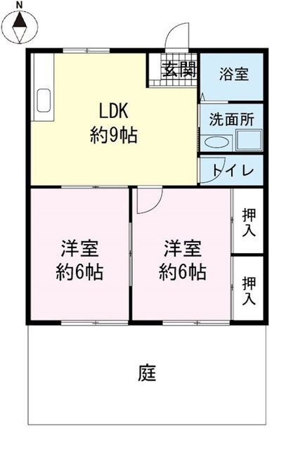 間取り図 御殿場線（静岡県内）/沼津駅 徒歩36分 1階 築22年