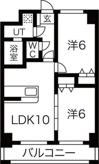 間取図 東海道本線/沼津駅 徒歩12分 2階 築13年