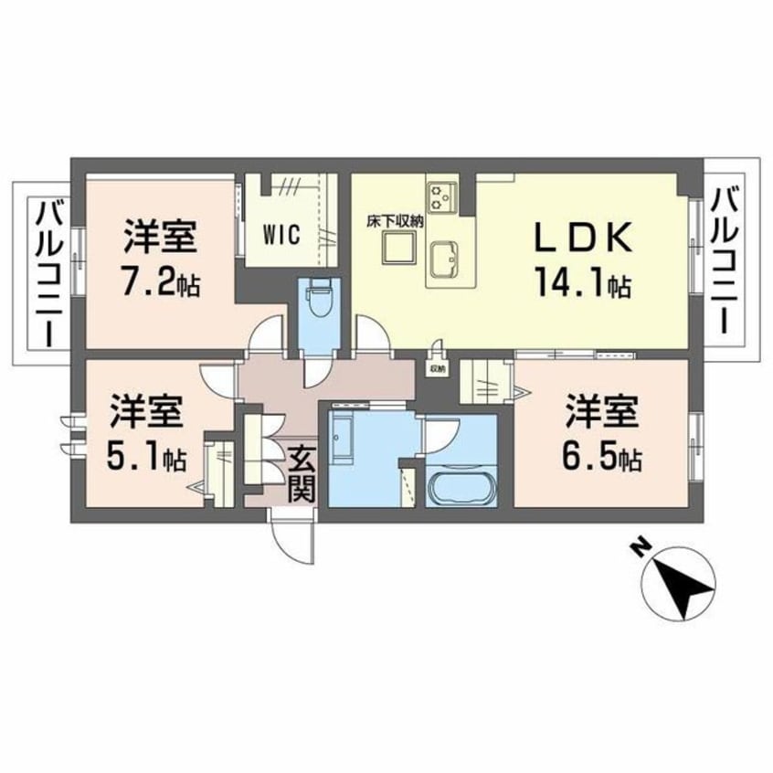 間取図 御殿場線（静岡県内）/御殿場駅 徒歩17分 1階 建築中