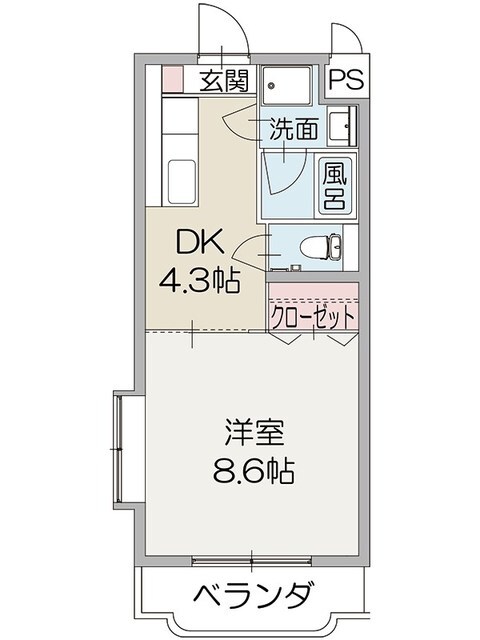 間取り図 御殿場線（静岡県内）/大岡駅 徒歩17分 1階 築21年