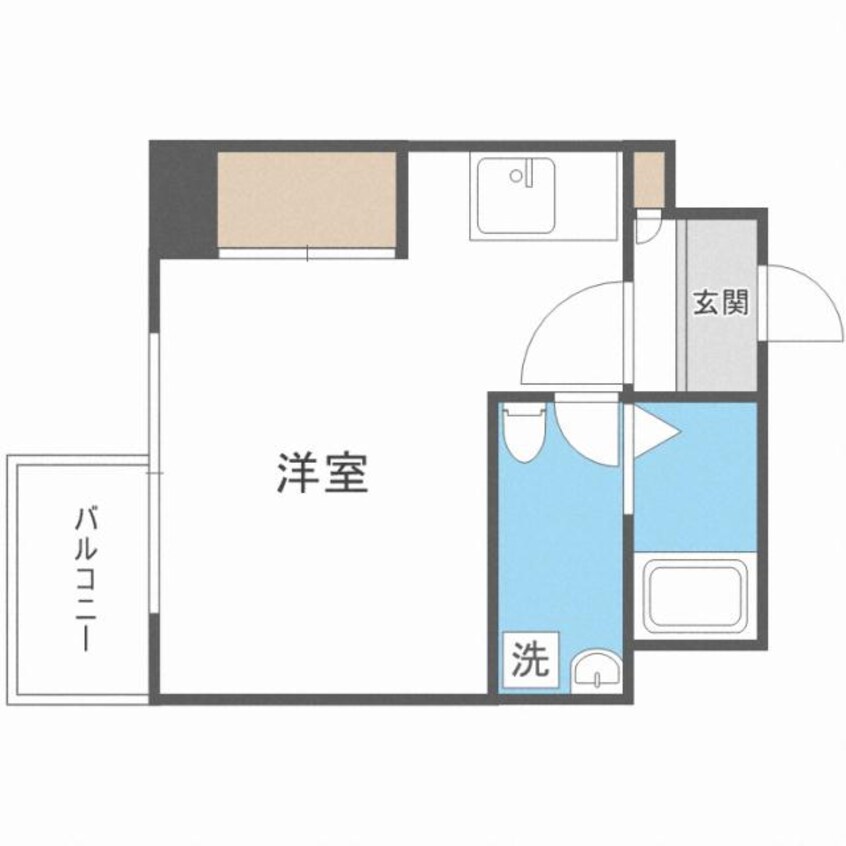 間取図 プライマル札幌北18条