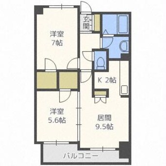 間取図 グレイスコート北１８条