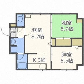 間取図 藤井ビル北17条