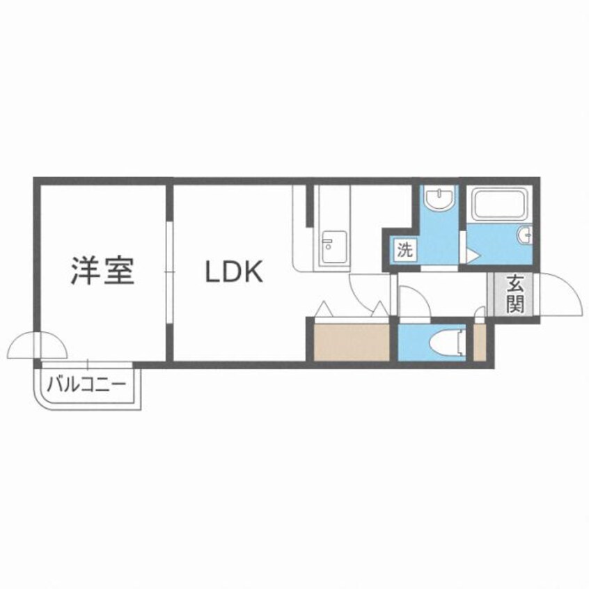 間取図 港プロシード１６