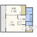 セブンスコートN14の間取図