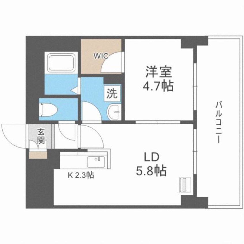 間取図 LEE北9条