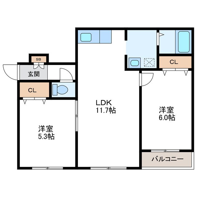 間取り図 メゾンクー・ドゥ・クール