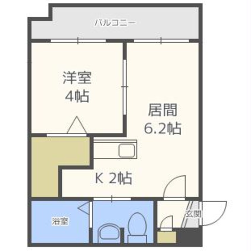 間取図 VILLAGE北大通壱番館　ヴィレッジ北大通壱番館