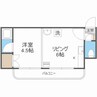 フジコーポ 1DKの間取り