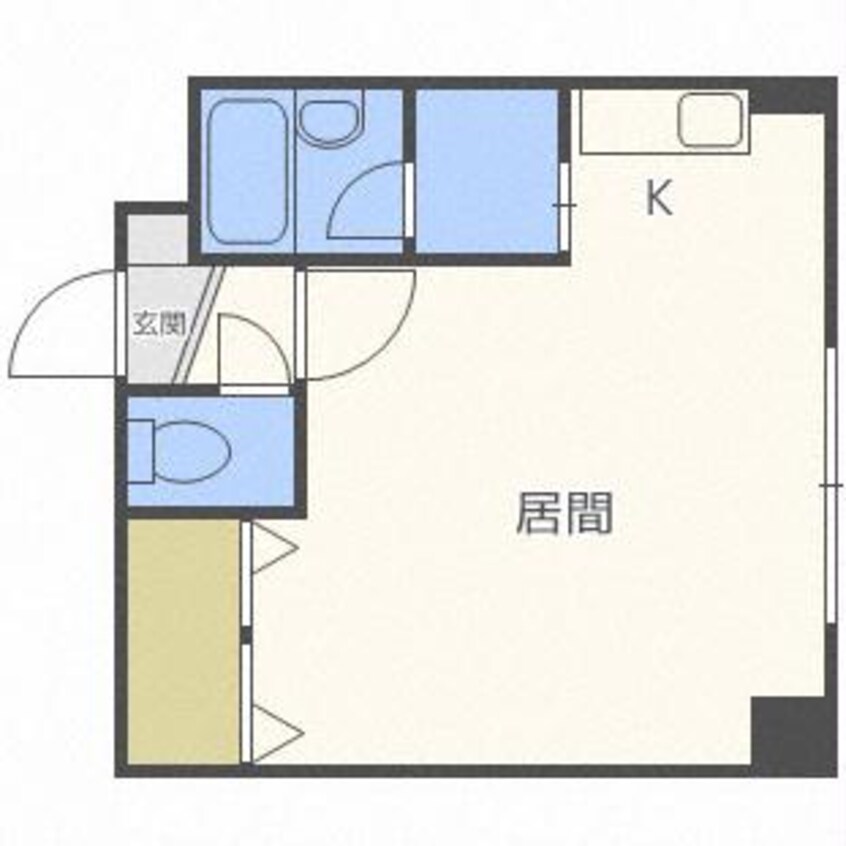 間取図 ディーセント22