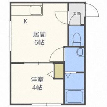 間取図 エルムN２３ B棟