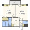 藤井ビル北23条Ⅱ 1LDKの間取り