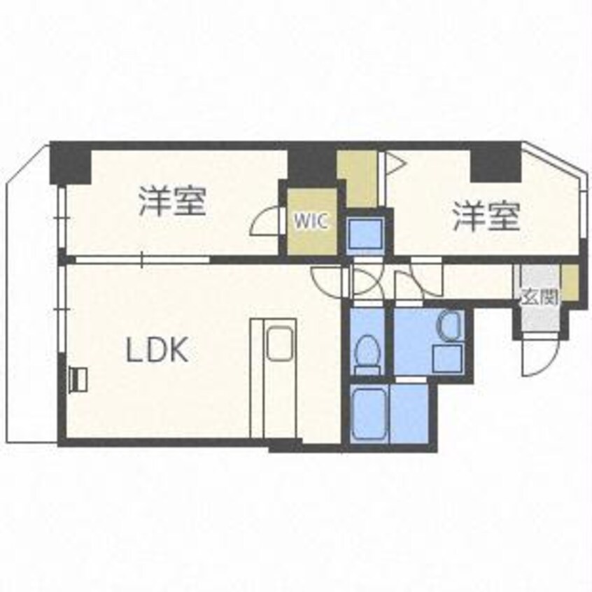 間取図 サムティタワーN26