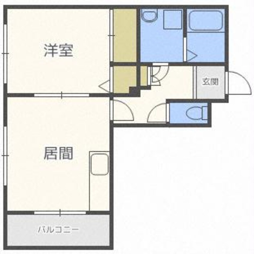 間取図 カーム北６条