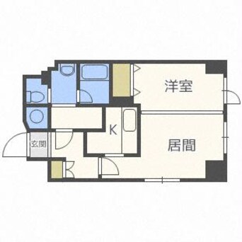 間取図 ルラシオン札幌駅前