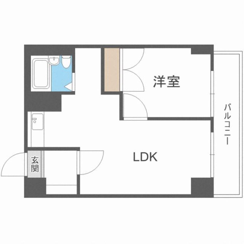 間取図 ノースポール北大前