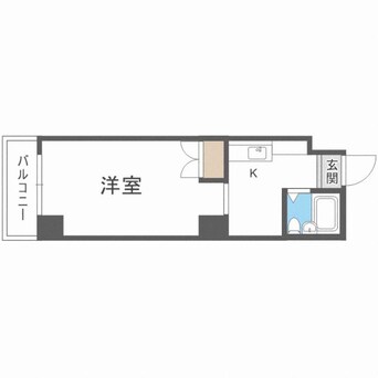 間取図 ノースポール北大前