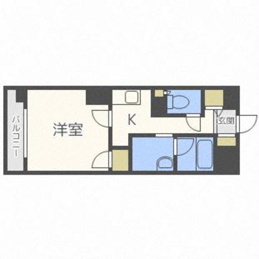 間取図 クレール北10条