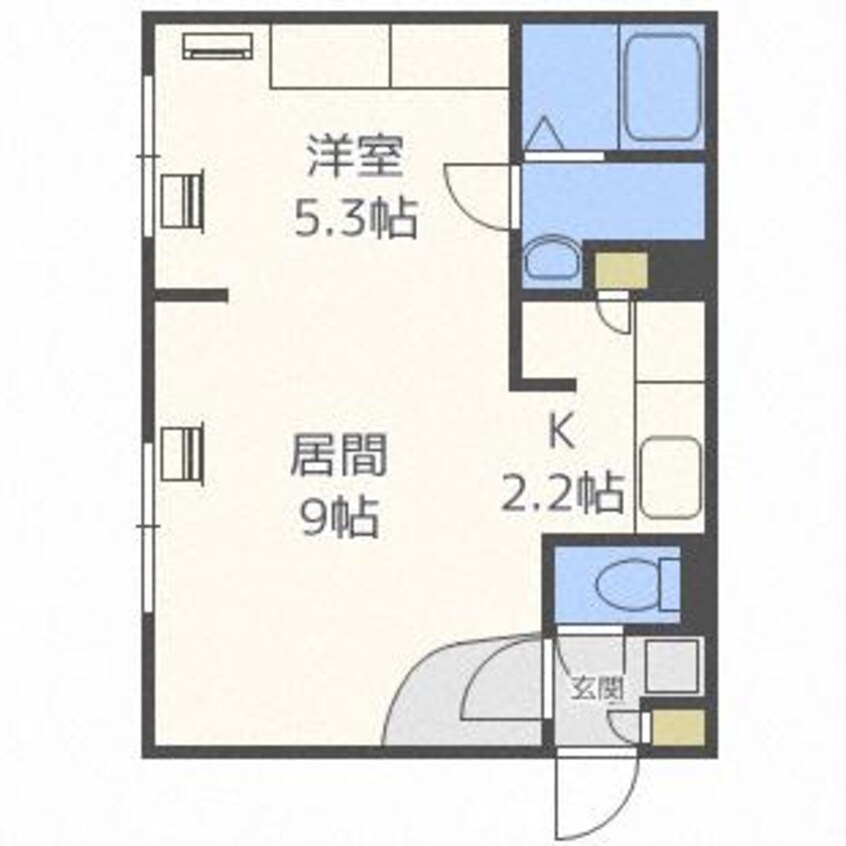 間取図 M-STAGE北9条