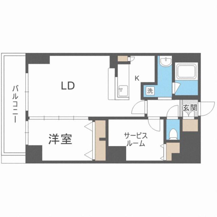 間取図 シティコート北１条