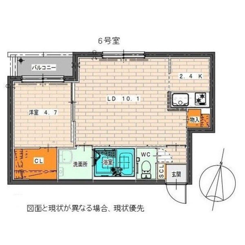 間取図 YU-COURT北22条　ユーコート北22条