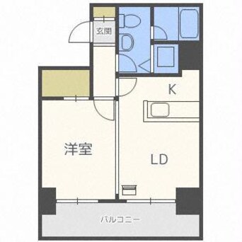 間取図 TEADA北4条　ティーダ北4条