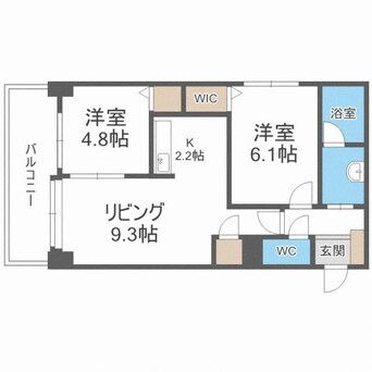 間取図 PRIME　URBAN北3条通　プライムアーバン北３条通