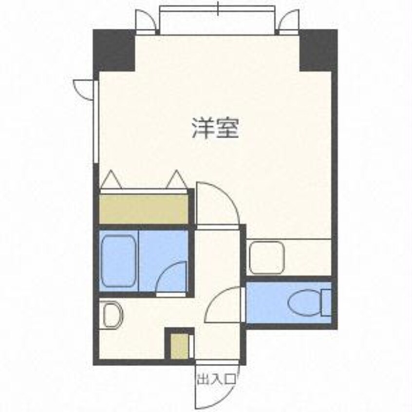 間取図 ベイシティオキ