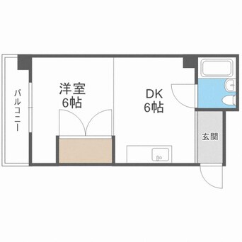 間取図 コーポ幌北