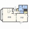 セブレ北27条 1LDKの間取り