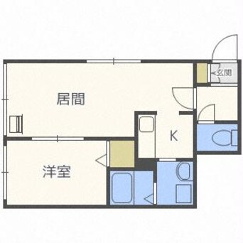 間取図 イーストポルトN14