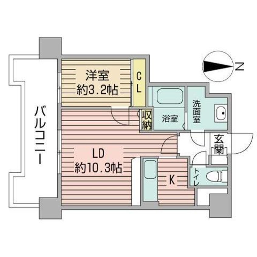 間取図 UURコート札幌北三条