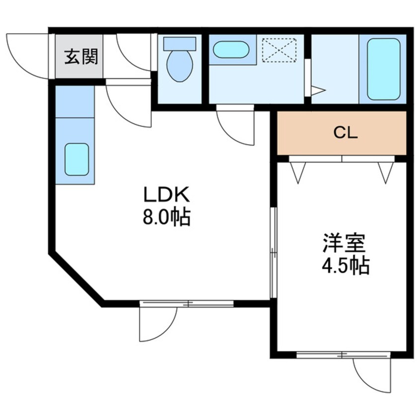 間取図 アークコート北27