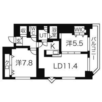 間取図 エメラルドグリーンⅠ