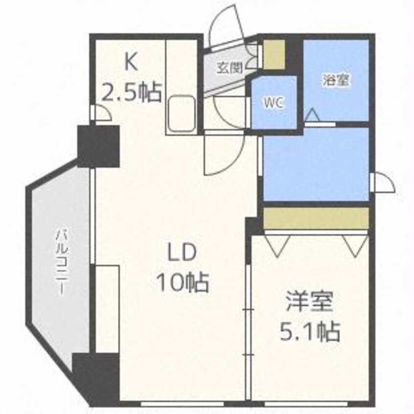 間取図 インペリアル22