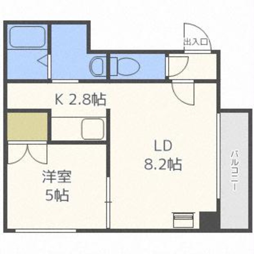 間取図 エスコート31