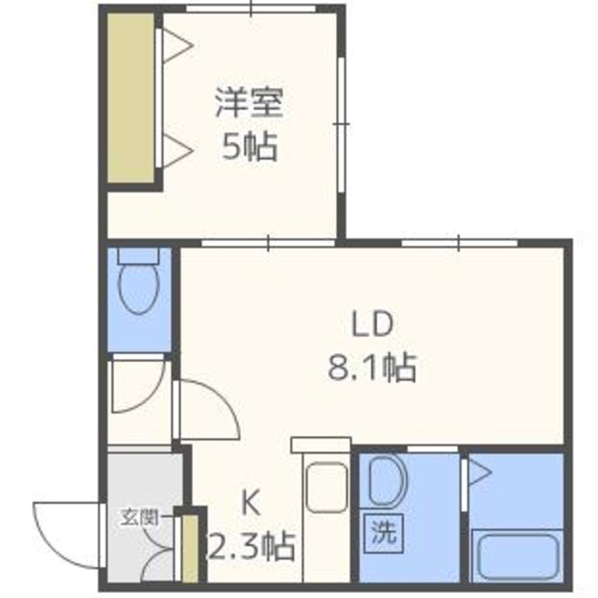 間取図 interiore verde　インテリオーレヴェルデ