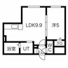 S-RESIDENCE桑園EAST 1LDKの間取り