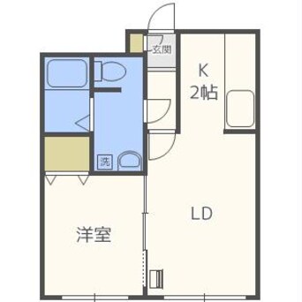 間取図 クレエボヌール