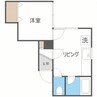 みやびあん札幌 1DKの間取り