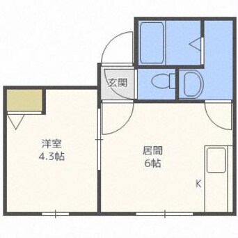 間取図 クリエート北23