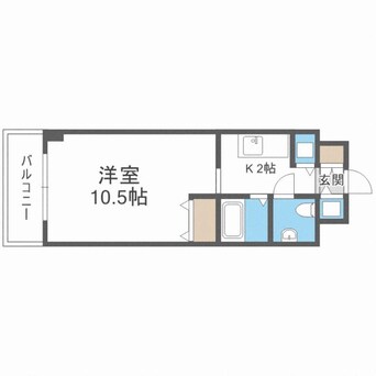 間取図 メゾンドヴィレ北２３条