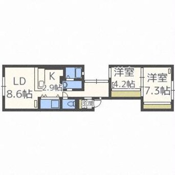 間取図 Y　Flat