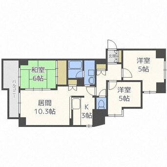 間取図 プレステージⅠ