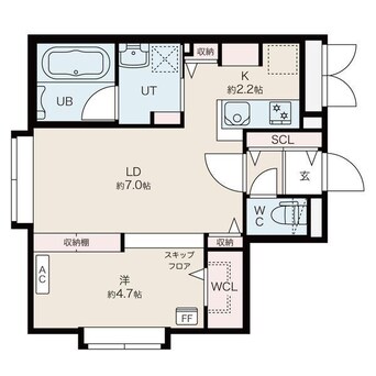 間取図 カノア