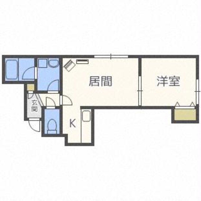 間取図 オカップN